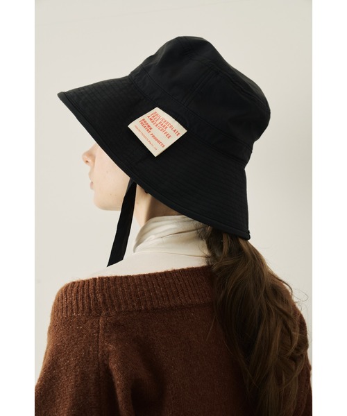 THEATRE PRODUCTS（シアタープロダクツ）の「BROWN NAME HAT／ブラウンネームハット（ハット・レディース・ホワイト/ブラック・FREE）」の8枚目の写真