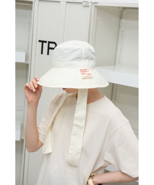 THEATRE PRODUCTS（シアタープロダクツ）の「BROWN NAME HAT／ブラウンネームハット（ハット・レディース・ホワイト/ブラック・FREE）」の12枚目の写真