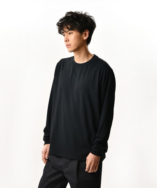 NEW BALANCE(ニューバランス)の「Met24 BASIC LONG SLEEVE TSHIRT(Tシャツ/カットソー・メンズ・ブラック/ホワイト/ヘザーグレー・SMALL/MEDIUM/LARGE/X-LARGE)」の2枚目の写真
