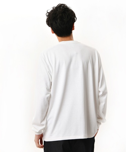 NEW BALANCE(ニューバランス)の「Met24 BASIC LONG SLEEVE TSHIRT(Tシャツ/カットソー・メンズ・ブラック/ホワイト/ヘザーグレー・SMALL/MEDIUM/LARGE/X-LARGE)」の7枚目の写真