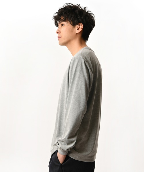 NEW BALANCE(ニューバランス)の「Met24 BASIC LONG SLEEVE TSHIRT(Tシャツ/カットソー・メンズ・ブラック/ホワイト/ヘザーグレー・SMALL/MEDIUM/LARGE/X-LARGE)」の8枚目の写真