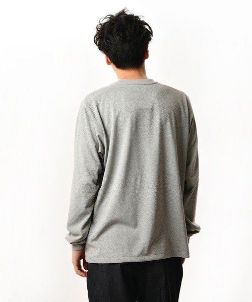 NEW BALANCE(ニューバランス)の「Met24 BASIC LONG SLEEVE TSHIRT(Tシャツ/カットソー・メンズ・ブラック/ホワイト/ヘザーグレー・SMALL/MEDIUM/LARGE/X-LARGE)」の9枚目の写真