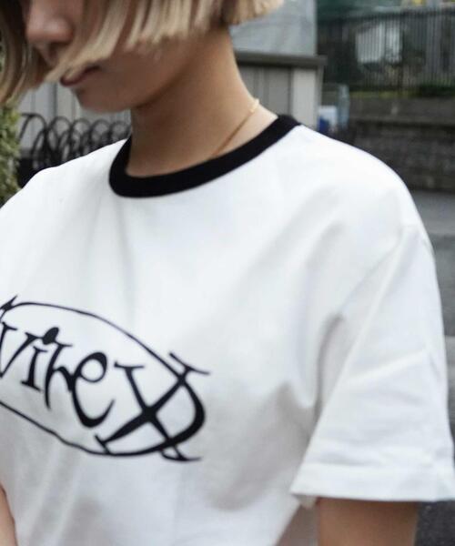 AVIREX（アヴィレックス）の「【WEB&DEPOT限定】アヴィレックス リンガーTシャツ/AVIREX RINGER T-SHIRT（Tシャツ/カットソー・レディース・ホワイト/ブラック/イエロー・FREE）」の15枚目の写真