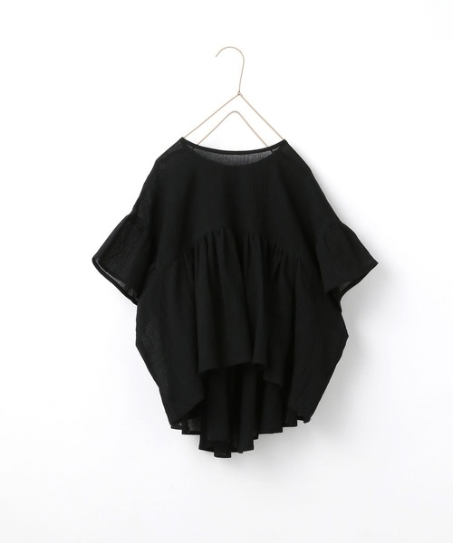 LOWRYS FARM（ローリーズファーム）の「ヨウリュウボリュームブラウス　275241（シャツ/ブラウス・キッズ・ブラック/ピンク/グリーン/パープル・110cm/120cm/130cm/140cm/150cm）」の2枚目の写真