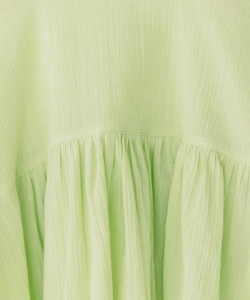 LOWRYS FARM（ローリーズファーム）の「ヨウリュウボリュームブラウス　275241（シャツ/ブラウス・キッズ・ブラック/ピンク/グリーン/パープル・110cm/120cm/130cm/140cm/150cm）」の19枚目の写真