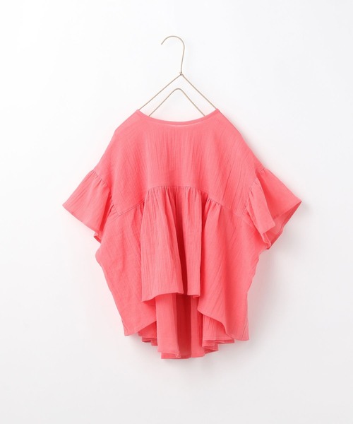 LOWRYS FARM（ローリーズファーム）の「ヨウリュウボリュームブラウス　275241（シャツ/ブラウス・キッズ・ブラック/ピンク/グリーン/パープル・110cm/120cm/130cm/140cm/150cm）」の18枚目の写真