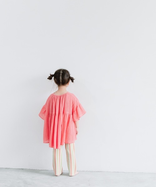 LOWRYS FARM（ローリーズファーム）の「ヨウリュウボリュームブラウス　275241（シャツ/ブラウス・キッズ・ブラック/ピンク/グリーン/パープル・110cm/120cm/130cm/140cm/150cm）」の13枚目の写真