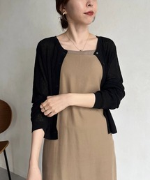 CAPRICIEUX LE'MAGE（カプリシューレマージュ）の「2WAY柄編みリブカーディガン（カーディガン/ボレロ）」