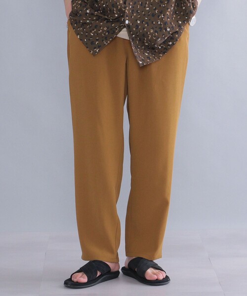 SHIPS（シップス）の「*SHIPS: ワイド テーパード ダイナー パンツ（スラックス・メンズ・ブラック/カーキ/グレー/グリーン/ブラウン/チャコールグレー/ベージュ・SMALL/MEDIUM/X-LARGE/LARGE）」の6枚目の写真