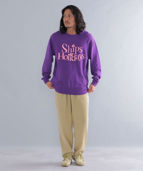 SHIPS（シップス）の「*SHIPS: ワイド テーパード ダイナー パンツ（スラックス・メンズ・ブラック/カーキ/グレー/グリーン/ブラウン/チャコールグレー/ベージュ・SMALL/MEDIUM/X-LARGE/LARGE）」の12枚目の写真