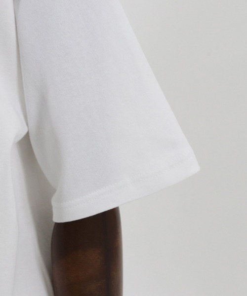 UN-FILLED(アンフィルド)の「mt7840- Big logo stitched Tee Tシャツ(Tシャツ/カットソー・メンズ・ホワイト/ブラック/ライトグレー・M/XL/L)」の8枚目の写真