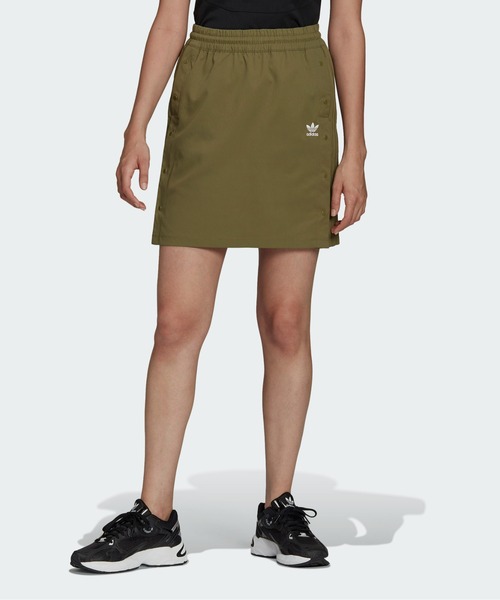 adidas ブラック スカート ボタンフロント レディース アディブレイク スカート ブラック ｜アパレル
