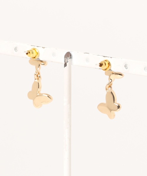 apres jour×ARIAZ】2連蝶ピアス（ピアス（両耳用））｜apres