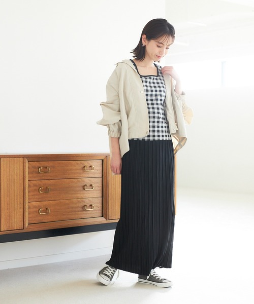 GeeRA（ジーラ）の「チェック柄タンクトップ（タンクトップ・レディース・ブラック/グリーン・LARGE/MEDIUM）」の22枚目の写真