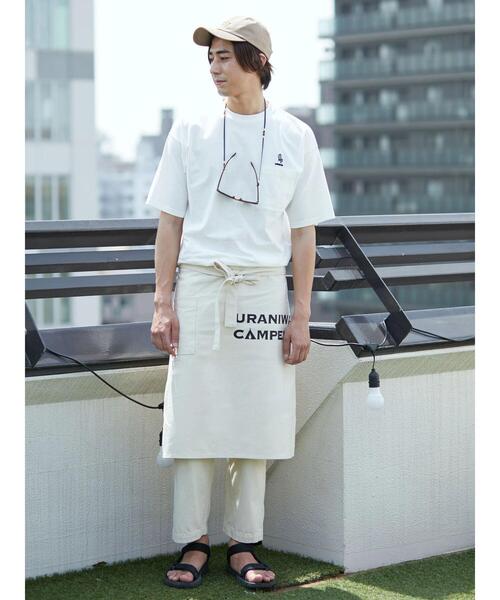 CRAFT STANDARD BOUTIQUE(クラフトスタンダードブティック)の「URANIWA CAMPERS 帆布ショートエプロン *(エプロン・レディース・B/A・FREE)」の6枚目の写真
