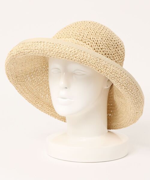 Lugnoncure(ルノンキュール)の「チャーム付こま編みハット(ハット・レディース・キャメル/ライトベージュ・フリ-)」の6枚目の写真