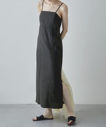 リネンライクペンシルキャミワンピース