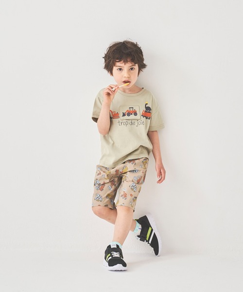 Moujonjon（ムージョンジョン）の「ＳＴダンプ柄込５分丈パンツ（その他パンツ・キッズ・ベージュ/グレー/ブルー/グリーン・90/100/110/120/130/95）」の14枚目の写真