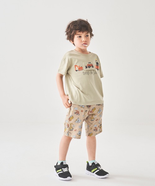 Moujonjon（ムージョンジョン）の「ＳＴダンプ柄込５分丈パンツ（その他パンツ・キッズ・ベージュ/グレー/ブルー/グリーン・90/100/110/120/130/95）」の13枚目の写真