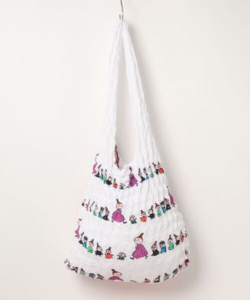 MOOMIN(ムーミン)の「MOOMIN/ムーミン Miura-Shibori Bag 絞りエコバッグ(エコバッグ/サブバッグ・レディース・サーモンピンク/オレンジ/イエロー/ホワイト/ホワイト系その他/ピンク/ホワイト系その他2/ホワイト系その他3/イエロー系その他/グリーン系その他・ONE SIZE)」の12枚目の写真