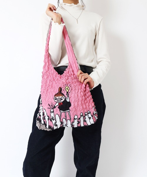 MOOMIN(ムーミン)の「MOOMIN/ムーミン Miura-Shibori Bag 絞りエコバッグ(エコバッグ/サブバッグ・レディース・サーモンピンク/オレンジ/イエロー/ホワイト/ホワイト系その他/ピンク/ホワイト系その他2/ホワイト系その他3/イエロー系その他/グリーン系その他・ONE SIZE)」の8枚目の写真