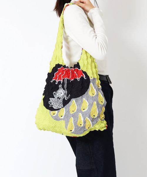 MOOMIN(ムーミン)の「MOOMIN/ムーミン Miura-Shibori Bag 絞りエコバッグ(エコバッグ/サブバッグ・レディース・サーモンピンク/オレンジ/イエロー/ホワイト/ホワイト系その他/ピンク/ホワイト系その他2/ホワイト系その他3/イエロー系その他/グリーン系その他・ONE SIZE)」の6枚目の写真