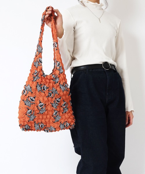 MOOMIN(ムーミン)の「MOOMIN/ムーミン Miura-Shibori Bag 絞りエコバッグ(エコバッグ/サブバッグ・レディース・サーモンピンク/オレンジ/イエロー/ホワイト/ホワイト系その他/ピンク/ホワイト系その他2/ホワイト系その他3/イエロー系その他/グリーン系その他・ONE SIZE)」の10枚目の写真
