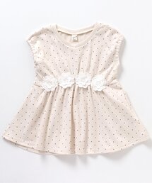 apres les cours | ウエストお花モチーフチュニック(チュニック)