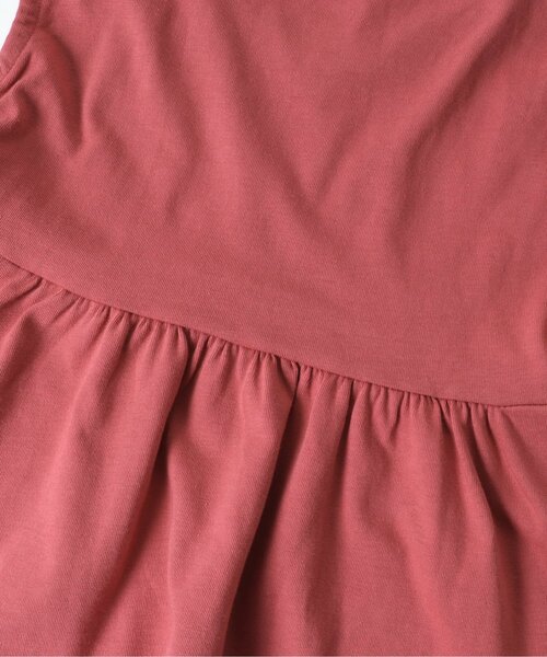 apres les cours（アプレレクール）の「ウエストお花モチーフチュニック_接触冷感（チュニック・キッズ・イエロー/ミント/ローズ/ドット/ブルー・140/110/120/80/100/90/130）」の9枚目の写真