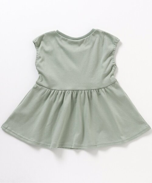 apres les cours（アプレレクール）の「ウエストお花モチーフチュニック_接触冷感（チュニック・キッズ・イエロー/ミント/ローズ/ドット/ブルー・140/110/120/80/100/90/130）」の12枚目の写真