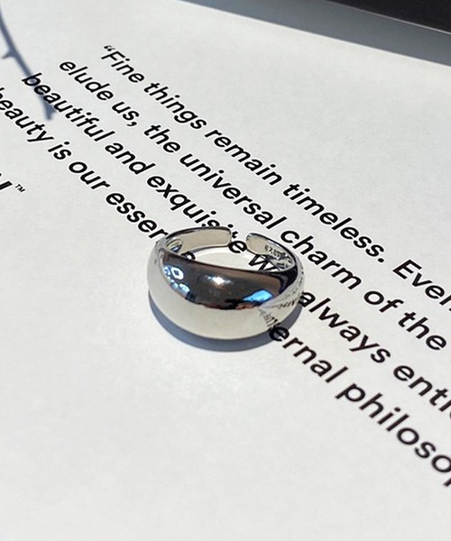 apres jour mignon（アプレジュールミニョン）の「【apresjour mignon×ARIAZ】艶ボリュームリング（リング・レディース・シルバー/ゴールド・ONESIZE）」の3枚目の写真