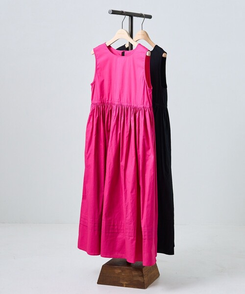 FREAK'S STORE（フリークスストア）の「バックリボンフレアマキシノースリーブワンピース（ワンピース・レディース・ブラック/グリーン/ピンク系その他/キャメル・ﾌﾘ-）」の8枚目の写真