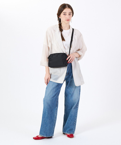 LeSportsac（レスポートサック）の「DANIELLA CROSSBODY 【日本限定】リサイクルドブラックJP（ショルダーバッグ・レディース・ブラック・FREE）」の3枚目の写真