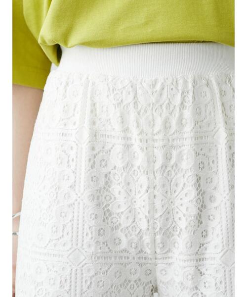 Green　Parks（グリーンパークス）の「格子柄レースパンツ（その他パンツ・レディース・ブラック/グリーン/ホワイト系その他2・FREE）」の11枚目の写真