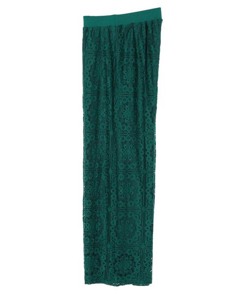 Green　Parks（グリーンパークス）の「格子柄レースパンツ（その他パンツ・レディース・ブラック/グリーン/ホワイト系その他2・FREE）」の18枚目の写真