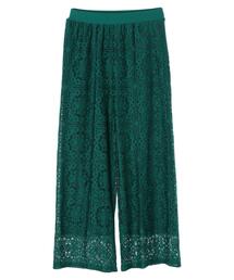 Green　Parks | 格子柄レースパンツ(その他パンツ)