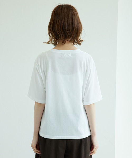 ROPE' PICNIC（ロペピクニック）の「Photot logo＆Tシャツ（Tシャツ/カットソー・レディース・ホワイト/ホワイト系その他・38）」の5枚目の写真