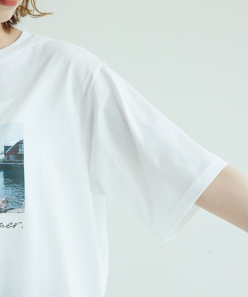 ROPE' PICNIC（ロペピクニック）の「Photot logo＆Tシャツ（Tシャツ/カットソー・レディース・ホワイト/ホワイト系その他・38）」の3枚目の写真