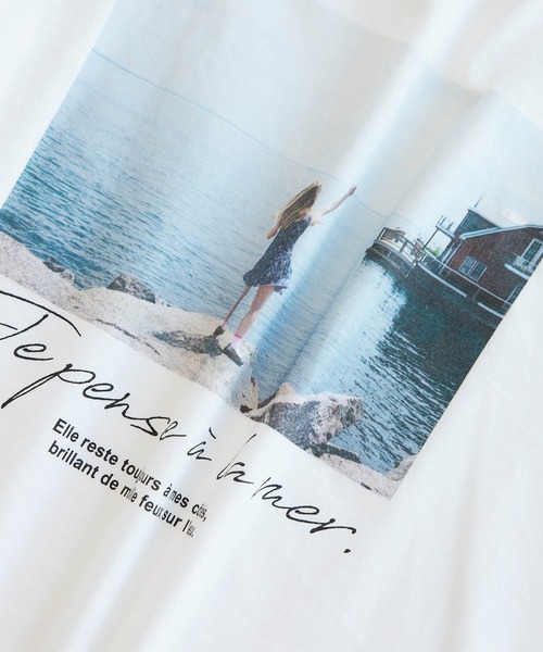 ROPE' PICNIC（ロペピクニック）の「Photot logo＆Tシャツ（Tシャツ/カットソー・レディース・ホワイト/ホワイト系その他・38）」の12枚目の写真