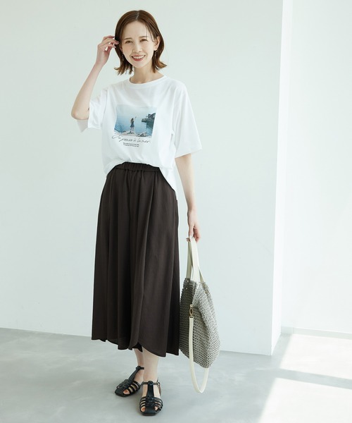 ROPE' PICNIC（ロペピクニック）の「Photot logo＆Tシャツ（Tシャツ/カットソー・レディース・ホワイト/ホワイト系その他・38）」の6枚目の写真