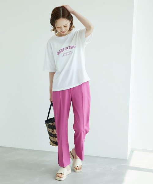 ROPE' PICNIC（ロペピクニック）の「Photot logo＆Tシャツ（Tシャツ/カットソー・レディース・ホワイト/ホワイト系その他・38）」の4枚目の写真