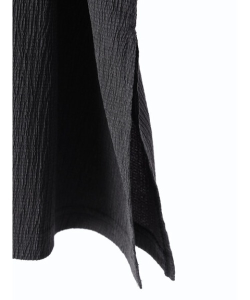 Green Parks(グリーンパークス)の「2Way リボン付楊柳チュニック(Tシャツ/カットソー・レディース・グリーン/ダークグレー/ホワイト系その他2・FREE)」の11枚目の写真