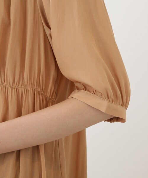 DRESKIP(ドレスキップ)の「◆【洗える】シャ-リング シャツワンピース(ワンピース・レディース・ブラウン系その他/オレンジ/ライトベージュ/グレー系その他・03/02/04)」の5枚目の写真