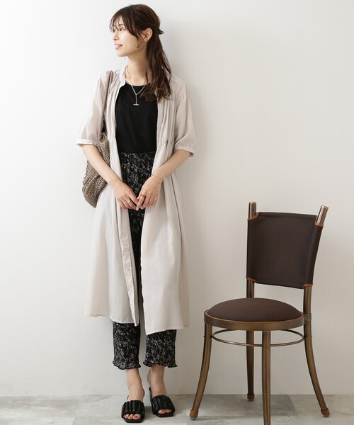 DRESKIP(ドレスキップ)の「◆【洗える】シャ-リング シャツワンピース(ワンピース・レディース・ブラウン系その他/オレンジ/ライトベージュ/グレー系その他・03/02/04)」の15枚目の写真