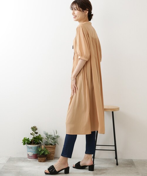 DRESKIP(ドレスキップ)の「◆【洗える】シャ-リング シャツワンピース(ワンピース・レディース・ブラウン系その他/オレンジ/ライトベージュ/グレー系その他・03/02/04)」の21枚目の写真