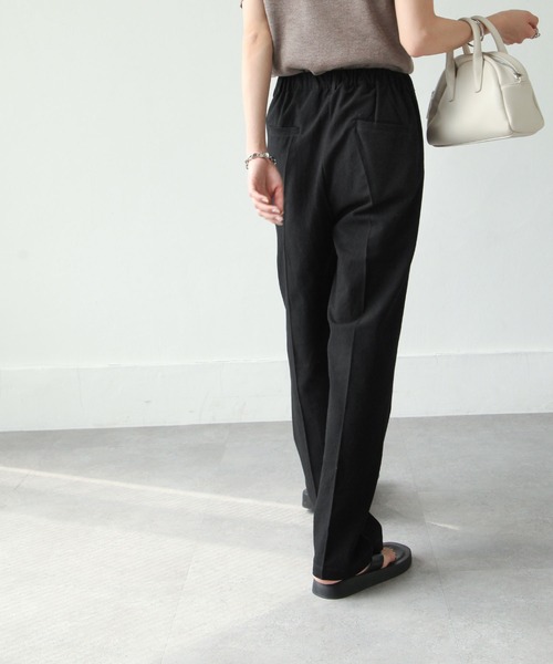 Chillfar（チルファー）の「リネンライクタックパンツ（その他パンツ・レディース・アイボリー/ブラック/ブラウン/ベージュ/オレンジ・MEDIUM/LARGE）」の18枚目の写真