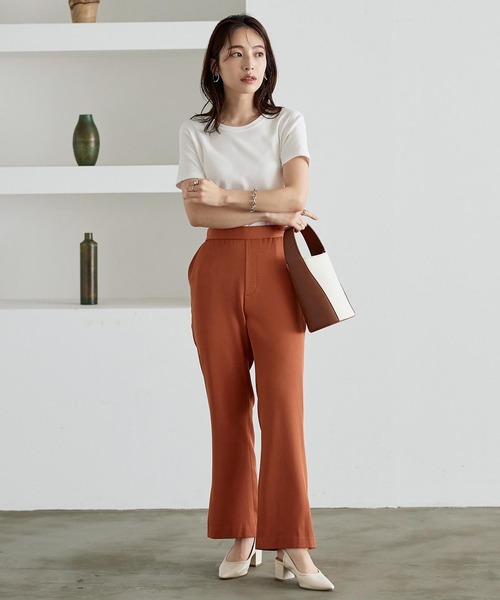 conte ウールスリットパンツ 楽天市場】＜conte＞ウール スリット ニットパンツ conte