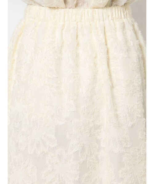 merry jenny（メリージェニー）の「fluffyキリカエシアーロングスカート（スカート・レディース・アイボリー/ブラック・FREE）」の20枚目の写真