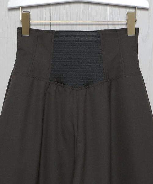 H　BEAUTY&YOUTH UNITED ARROWS（エイチビューティーアンドユースユナイテッドアローズ）の「＜H＞TYPEWRITER CLOTH HIGH WAIST BAGGY PANTS/パンツ（その他パンツ・レディース・ブラック/オリーブ・S/M）」の9枚目の写真