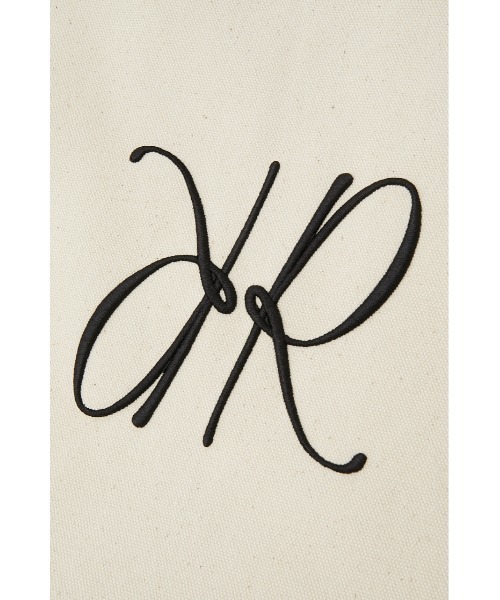 rienda（リエンダ）の「Rロゴキャンバストートバッグ（トートバッグ・レディース・アイボリー/ブラック/ライトブルー/グレー/レッド/ライトベージュ・FREE）」の7枚目の写真